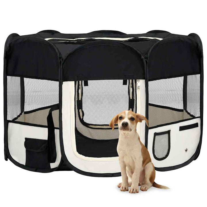 Țarc De Câini Pliabil Cu Sac De Transport, ,