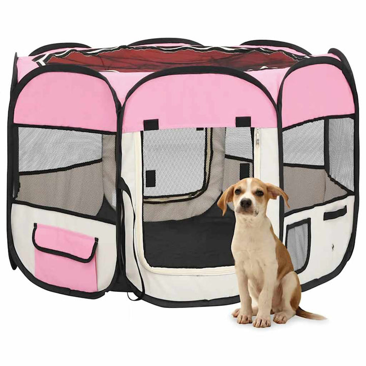 Țarc De Câini Pliabil Cu Sac De Transport, ,