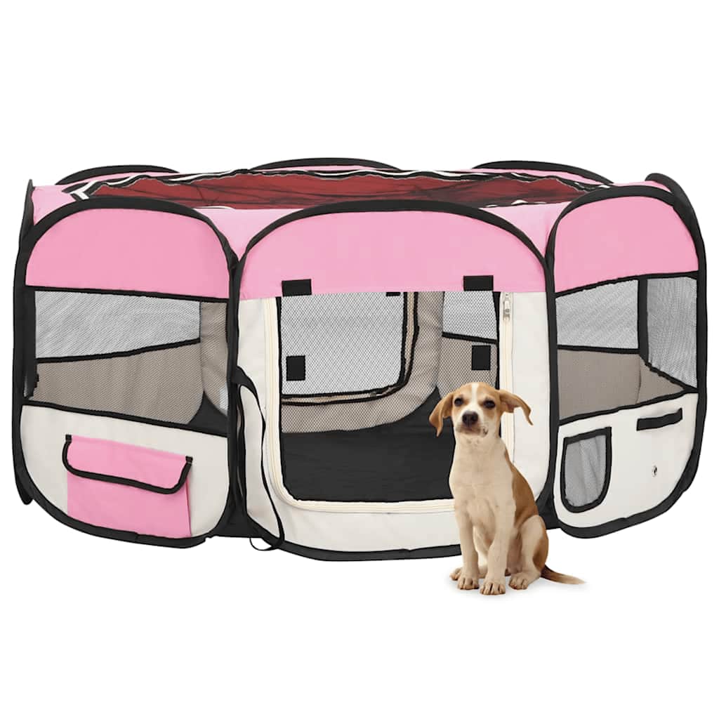 Țarc De Câini Pliabil Cu Sac De Transport, ,