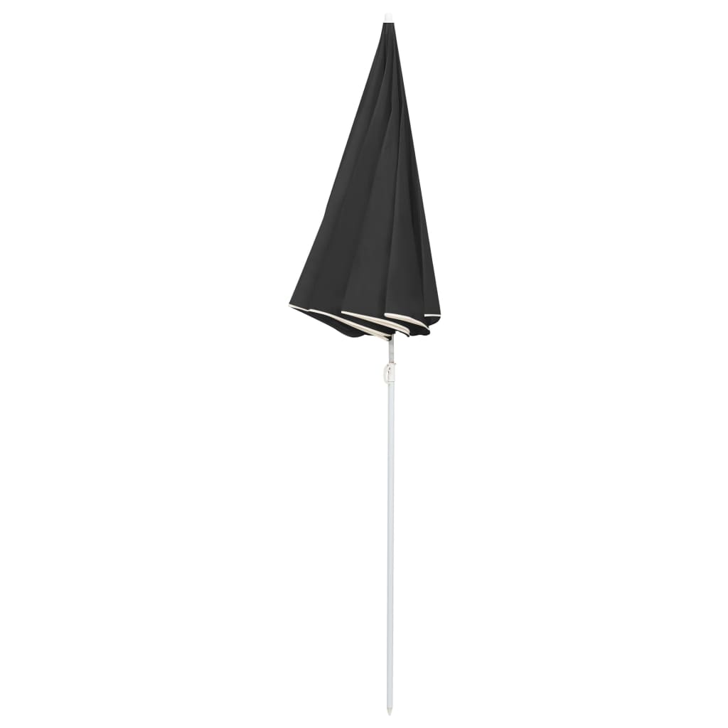 Umbrelă De Soare De Grădină, Stâlp Din Oțel, , 180 Cm