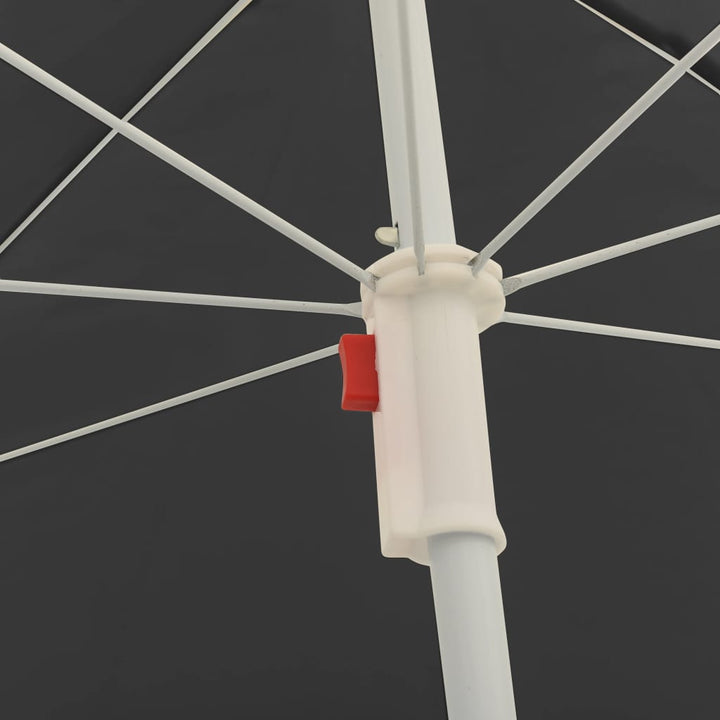 Umbrelă De Soare De Grădină, Stâlp Din Oțel, , 180 Cm