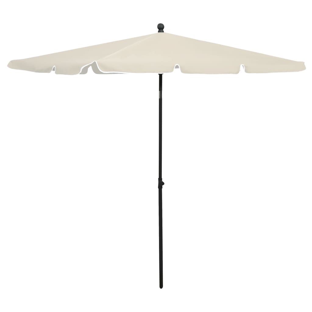 Umbrelă De Grădină Cu Stâlp, , 210X140 Cm