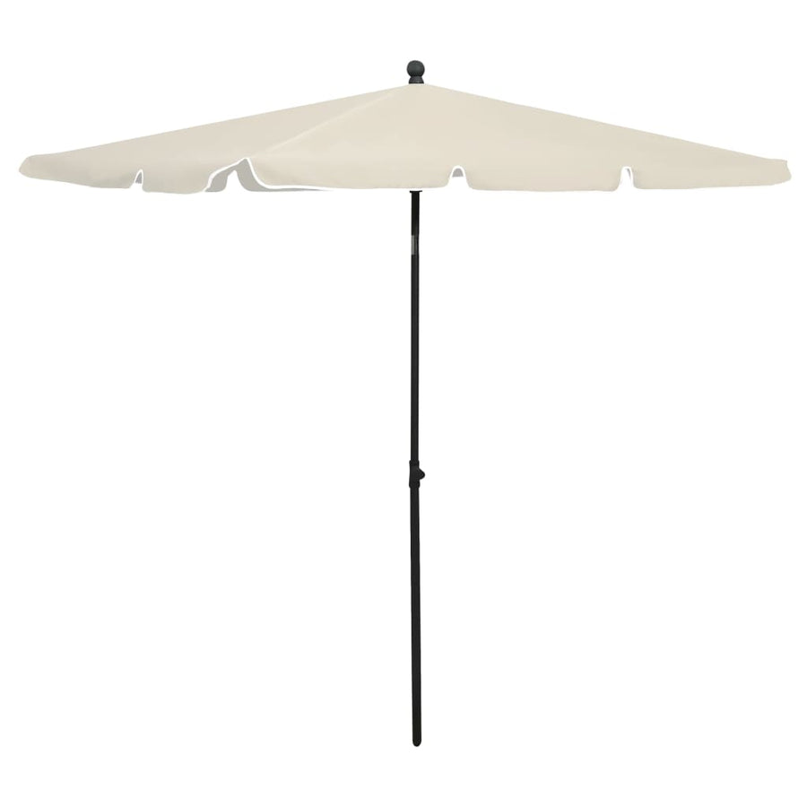 Umbrelă De Grădină Cu Stâlp, , 210X140 Cm