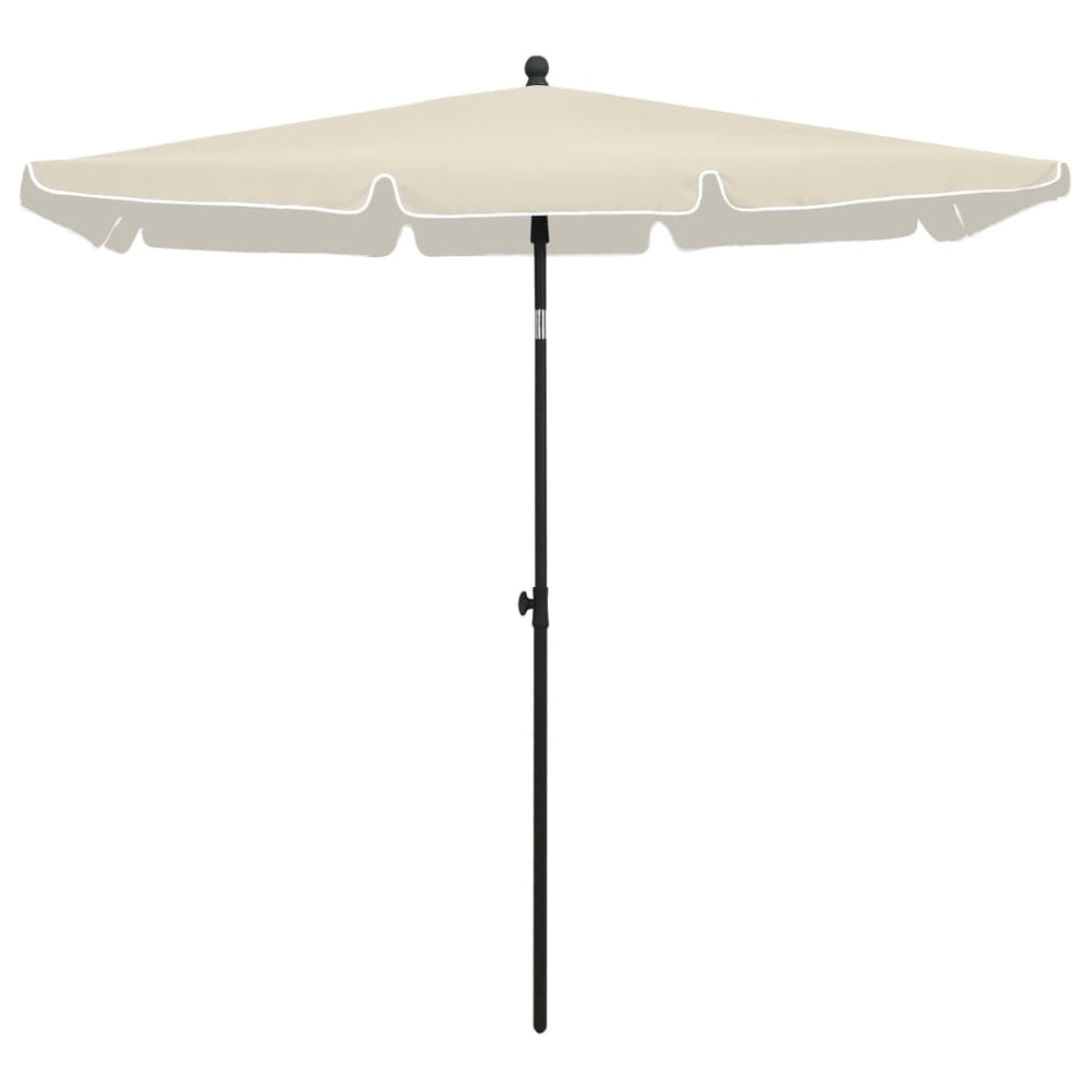 Umbrelă De Grădină Cu Stâlp, , 210X140 Cm