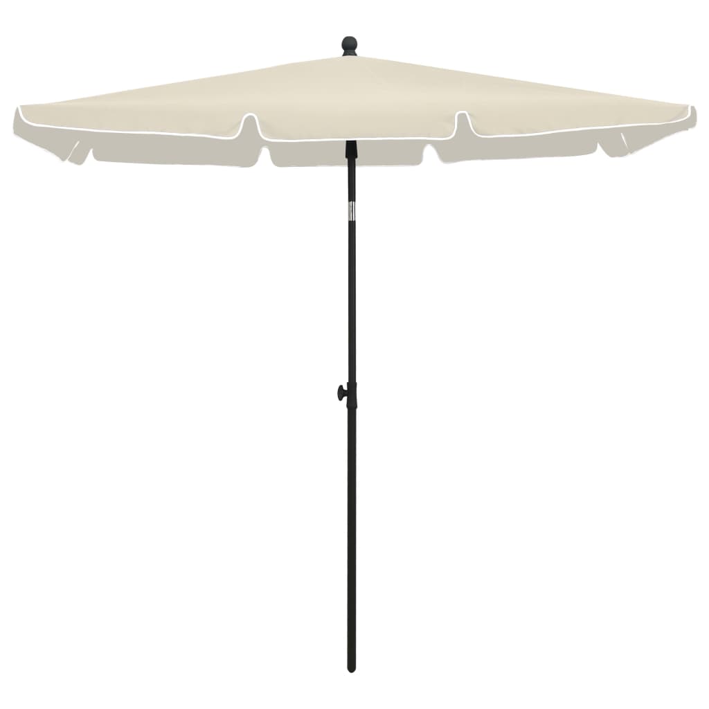Umbrelă De Grădină Cu Stâlp, , 210X140 Cm