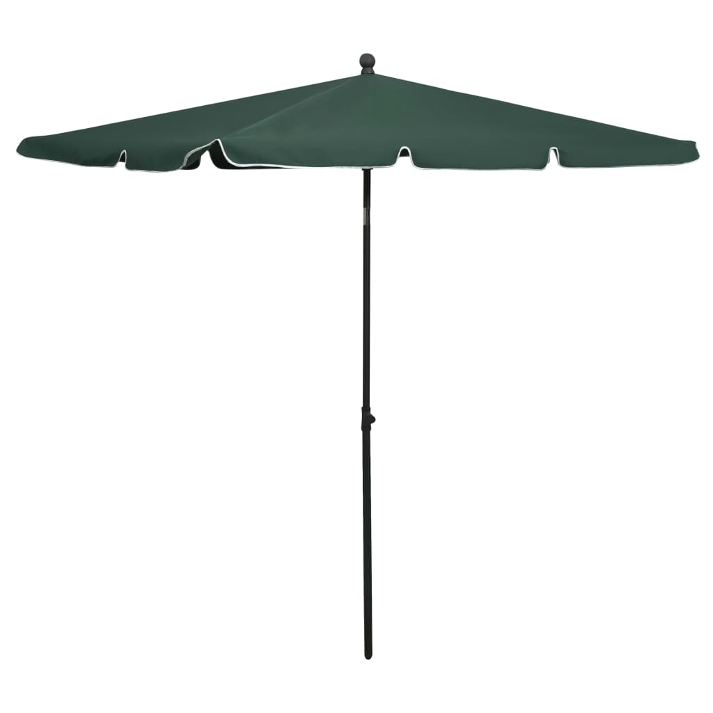 Umbrelă De Grădină Cu Stâlp, , 210X140 Cm