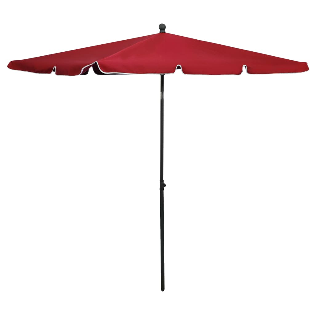 Umbrelă De Grădină Cu Stâlp, , 210X140 Cm