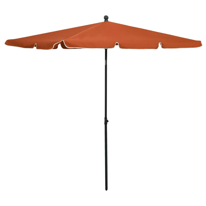 Umbrelă De Grădină Cu Stâlp, , 210X140 Cm