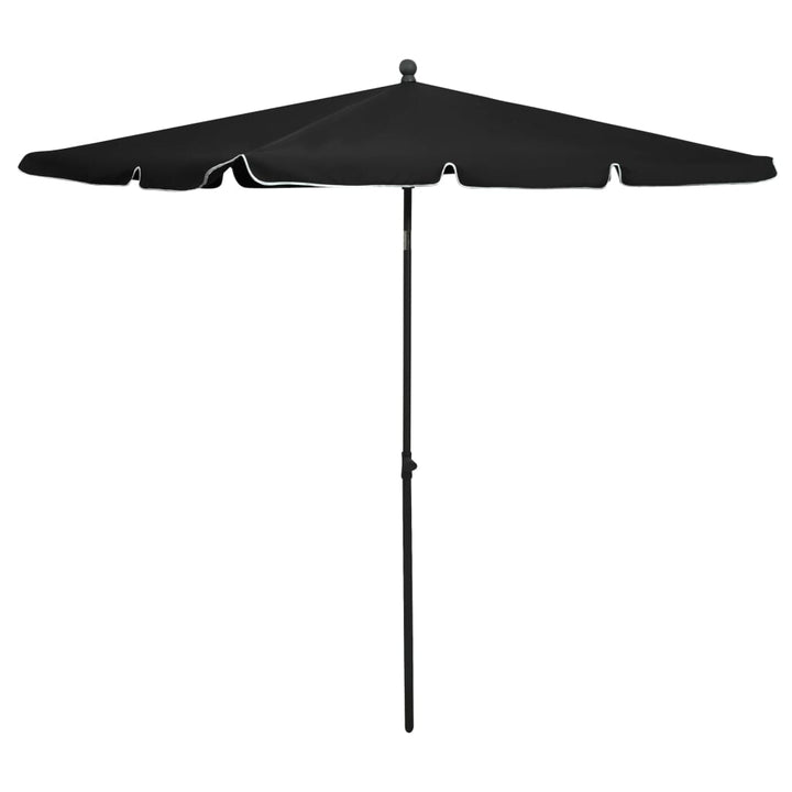 Umbrelă De Grădină Cu Stâlp, , 210X140 Cm
