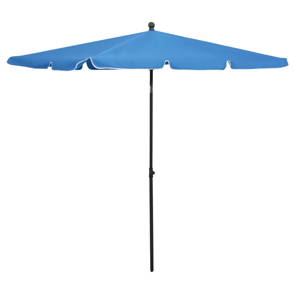 Umbrelă De Grădină Cu Stâlp, , 210X140 Cm