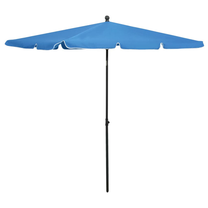 Umbrelă De Grădină Cu Stâlp, , 210X140 Cm