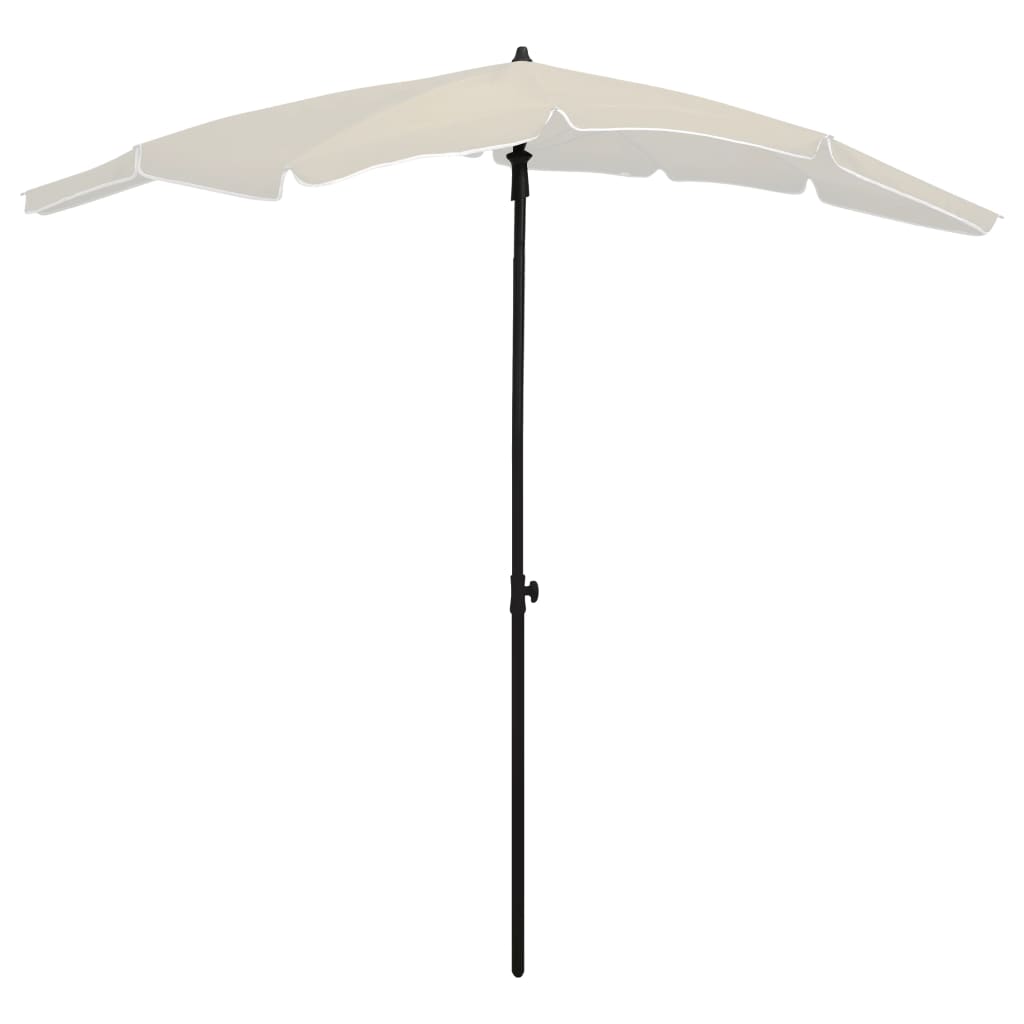 Umbrelă De Grădină Cu Stâlp, , 200X130 Cm