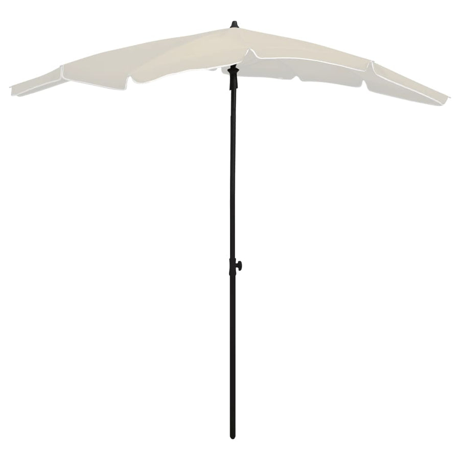 Umbrelă De Grădină Cu Stâlp, , 200X130 Cm