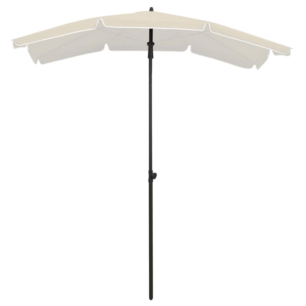 Umbrelă De Grădină Cu Stâlp, , 200X130 Cm