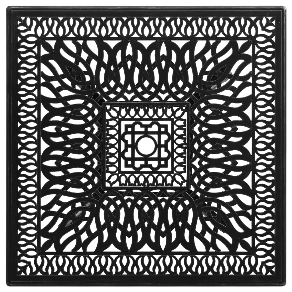 Masă De Grădină, , 90X90X73 Cm, Aluminiu Turnat