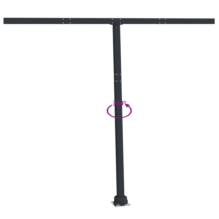 Set Stâlp Pentru Copertină, , , Fier