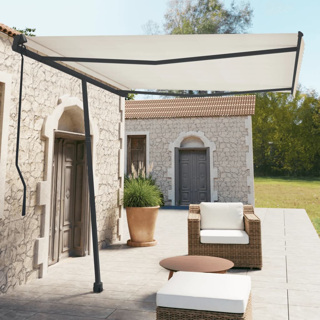 Set Stâlp Pentru Copertină, , , Fier
