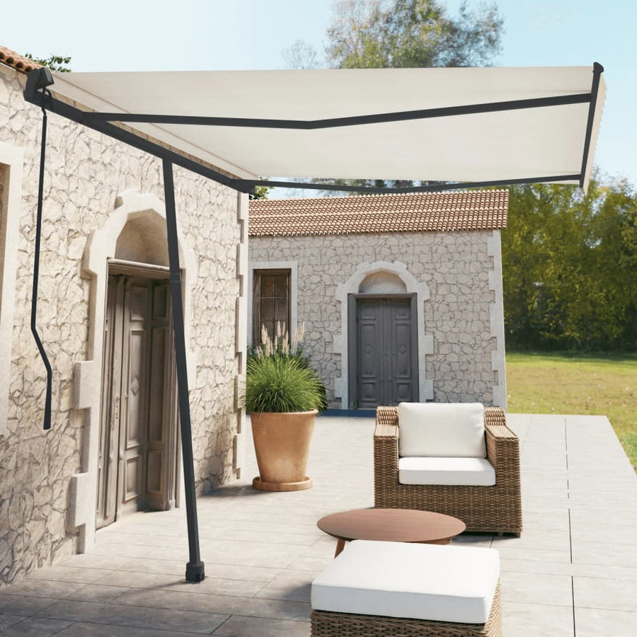 Set Stâlp Pentru Copertină, , , Fier