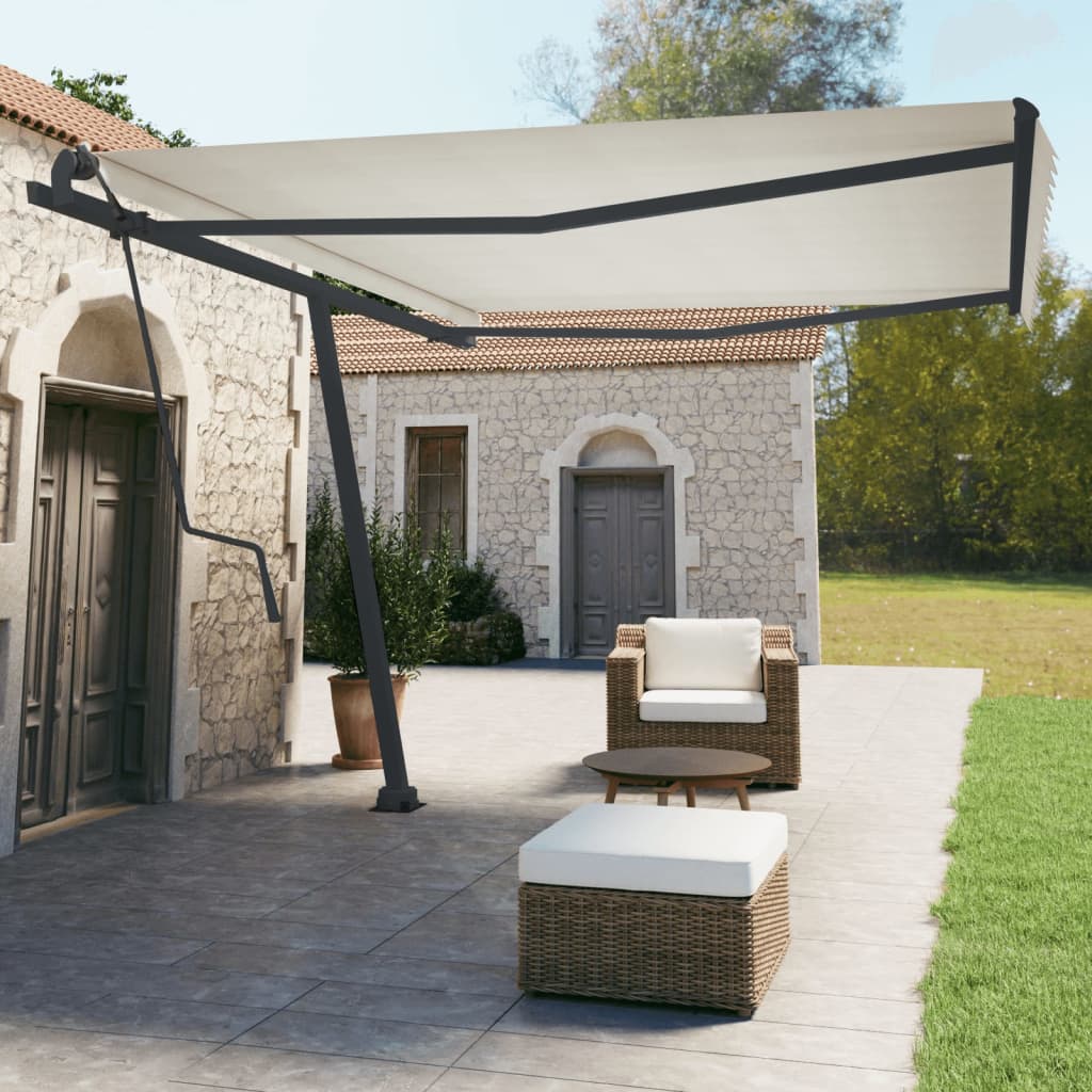 Set Stâlp Pentru Copertină, , , Fier