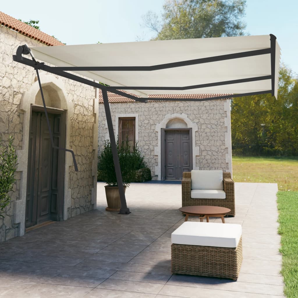 Set Stâlp Pentru Copertină, , , Fier