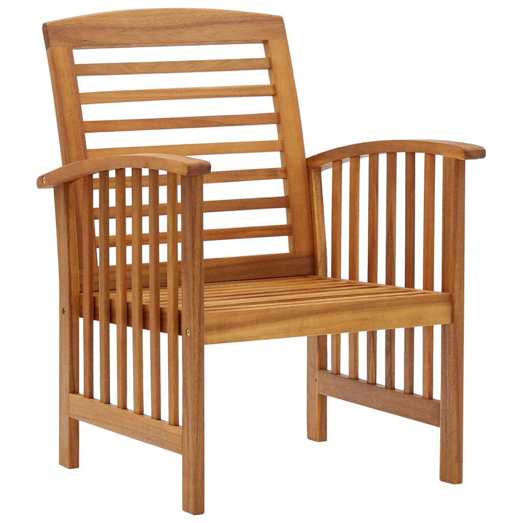 Set Mobilier De Grădină, 5 Piese, Lemn Masiv De Acacia