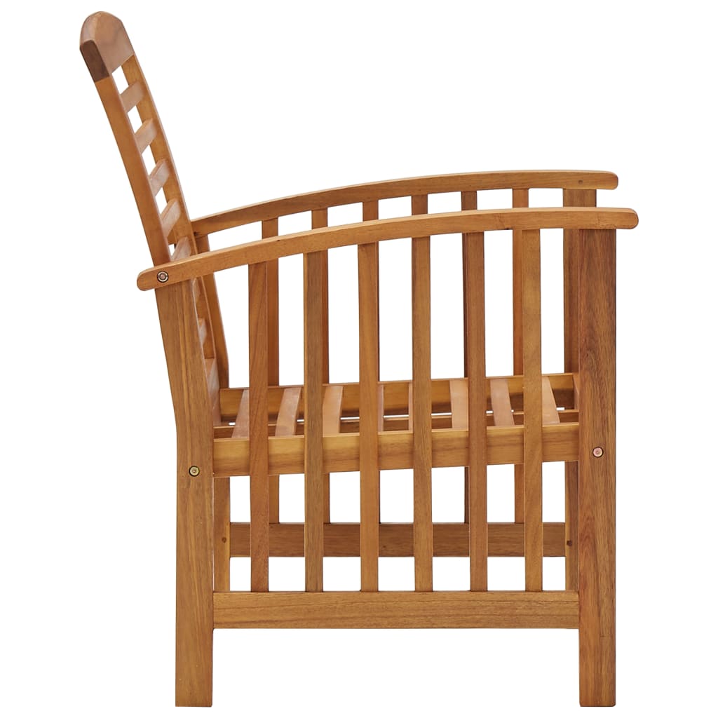 Set Mobilier De Grădină, 5 Piese, Lemn Masiv De Acacia