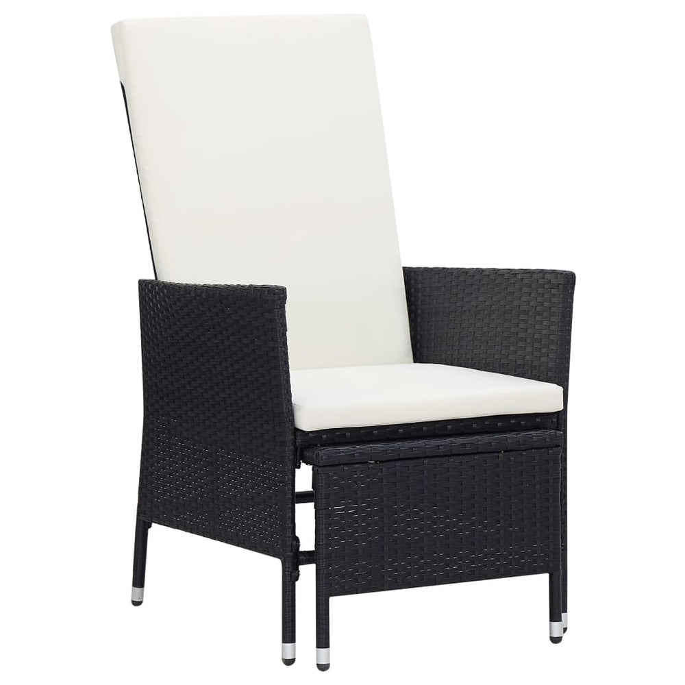 Set Mobilier De Grădină Cu Perne, 3 Piese, , Poliratan