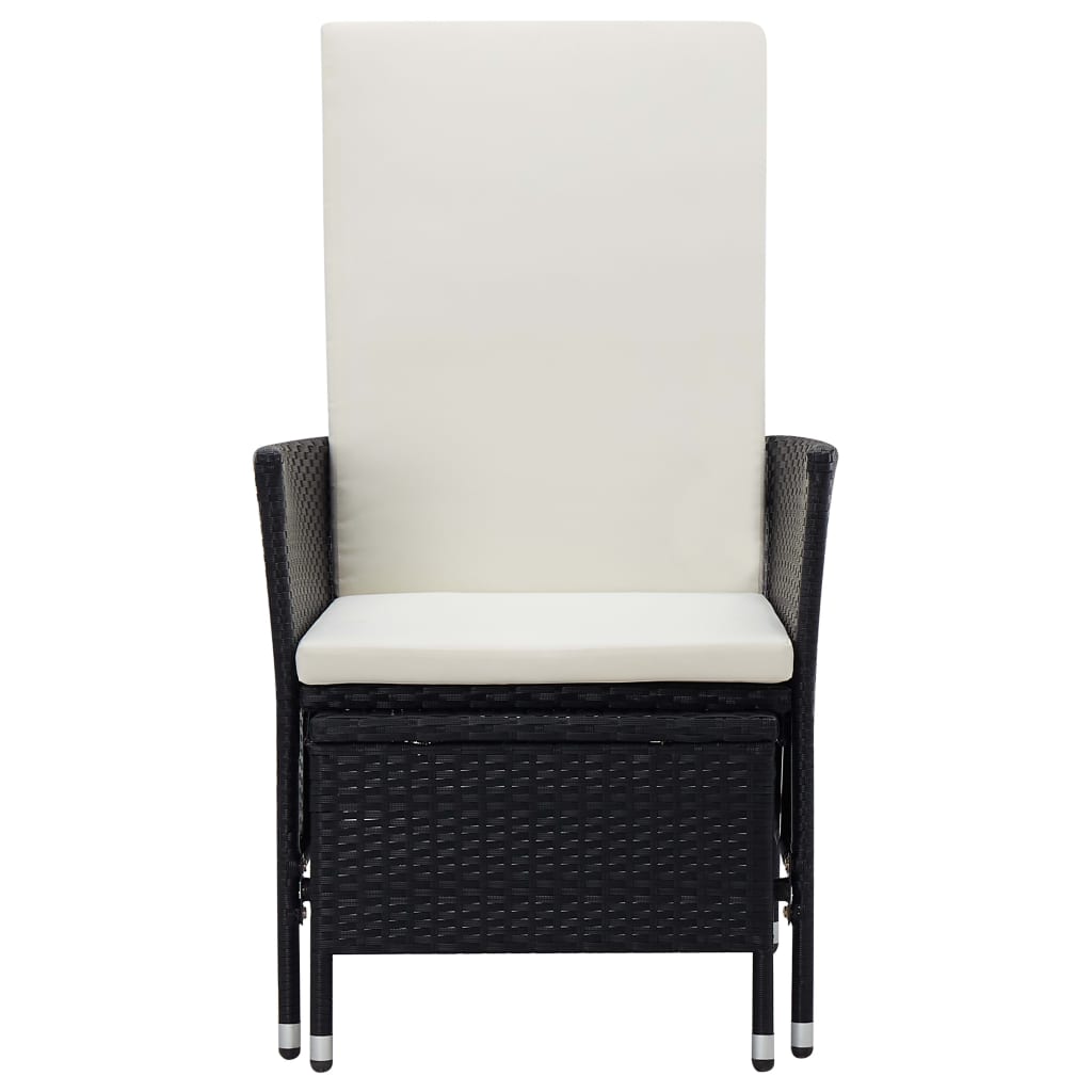Set Mobilier De Grădină Cu Perne, 3 Piese, , Poliratan