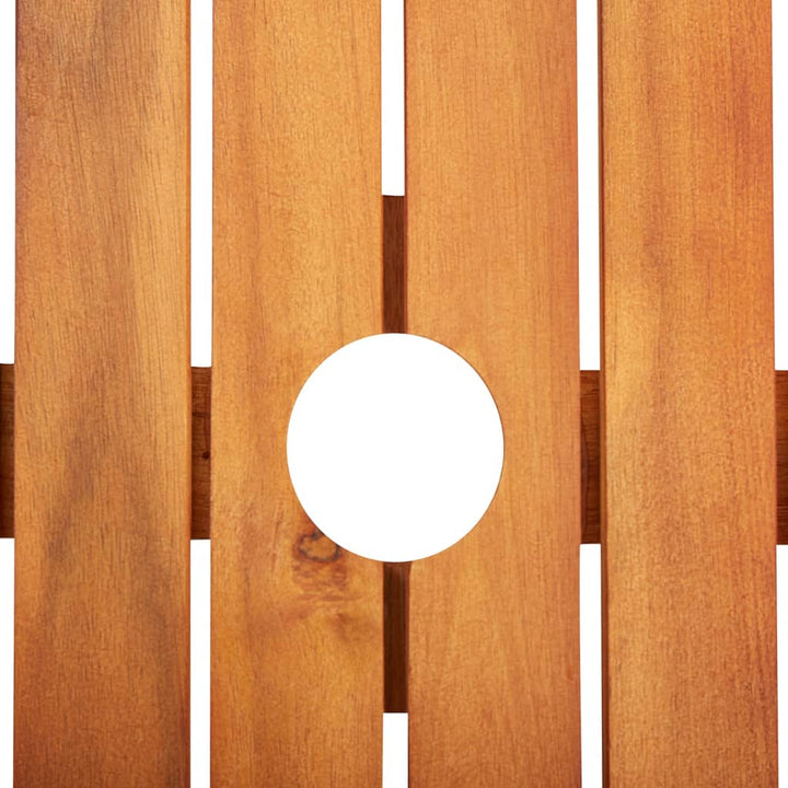 Set Mobilier De Grădină Cu Perne, 3 Piese, Lemn Masiv Salcâm