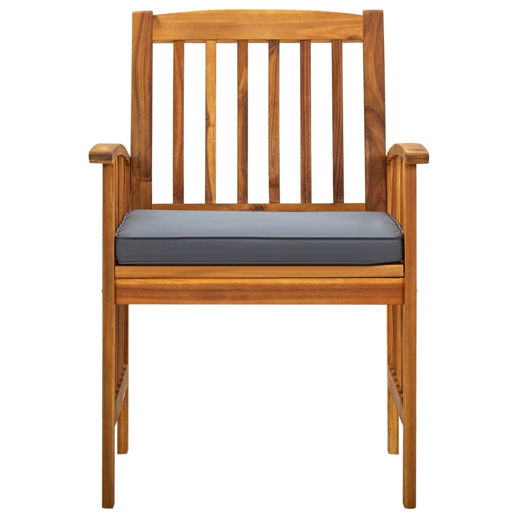 Set Mobilier De Grădină Cu Perne, 3 Piese, Lemn Masiv Salcâm