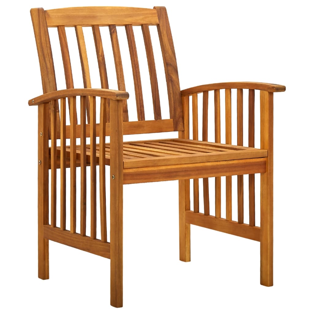 Set Mobilier De Grădină Cu Perne, 3 Piese, Lemn Masiv Salcâm