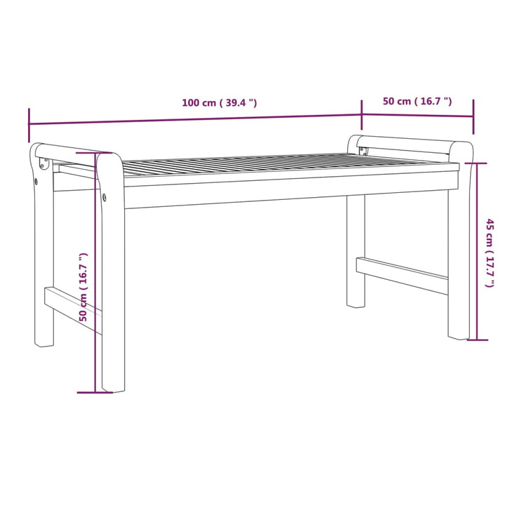 Set Mobilier De Grădină Cu Perne, 3 Piese, Lemn Masiv Acacia