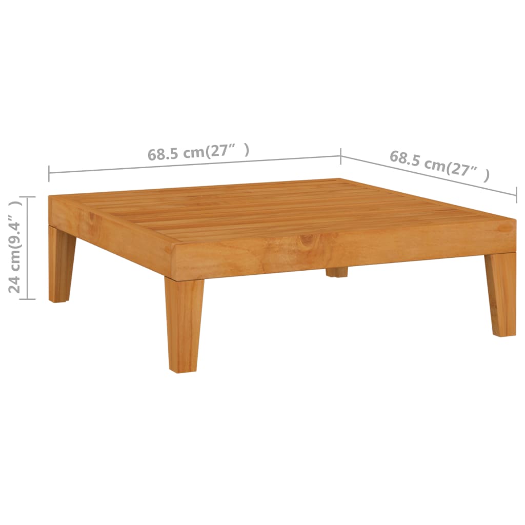Set Mobilier Grădină Cu Perne, 6 Piese, Lemn Masiv Acacia
