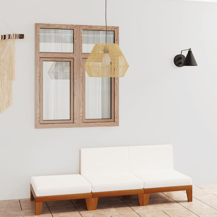 Set Mobilier Grădină Cu Perne, 6 Piese, Lemn Masiv Acacia