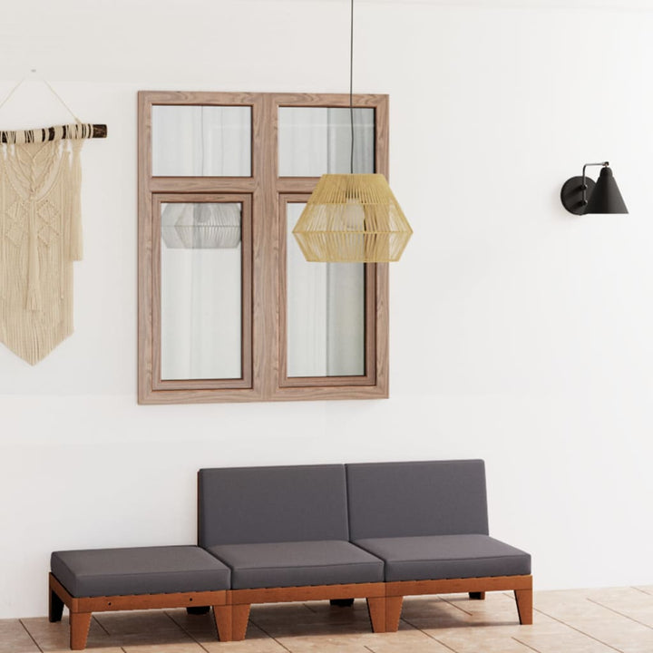 Set Mobilier Grădină Cu Perne, 6 Piese, Lemn Masiv Acacia