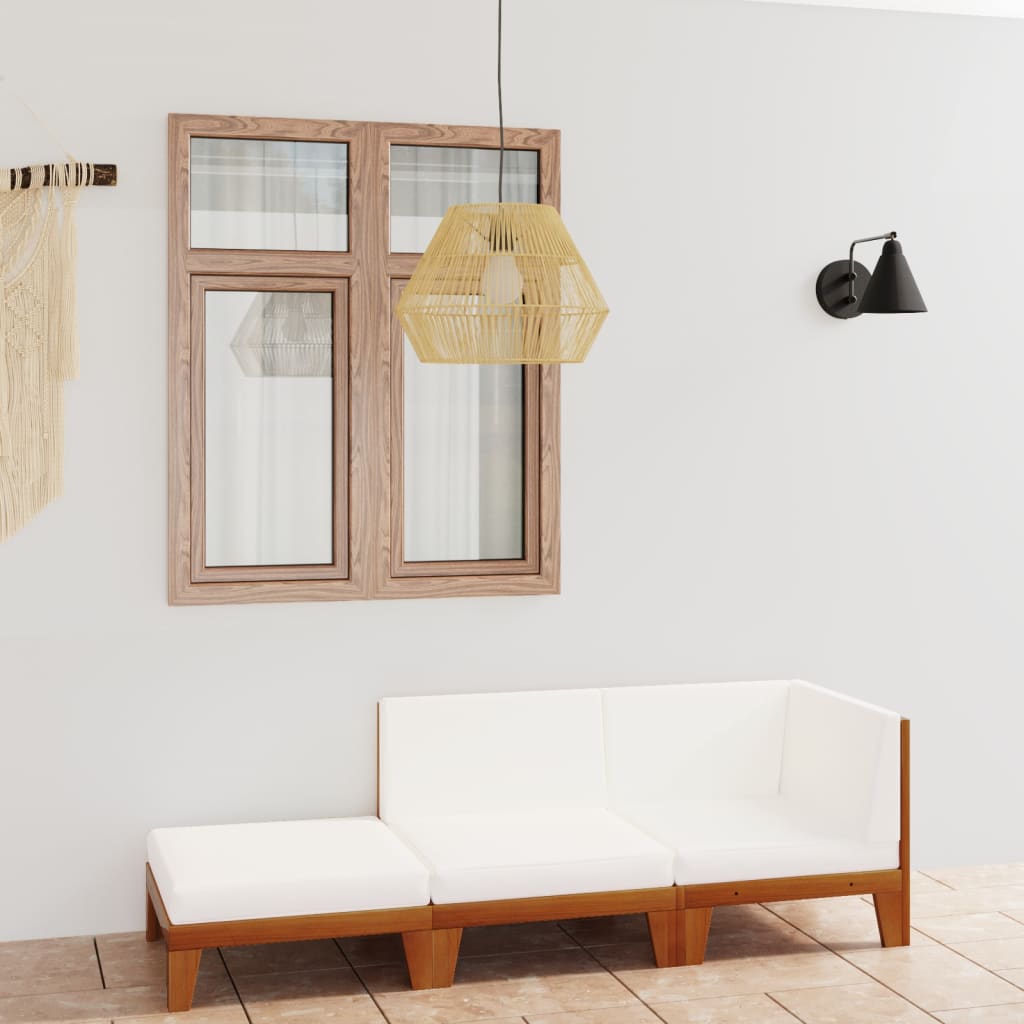 Set Mobilier Grădină Cu Perne, 6 Piese, Lemn Masiv Acacia