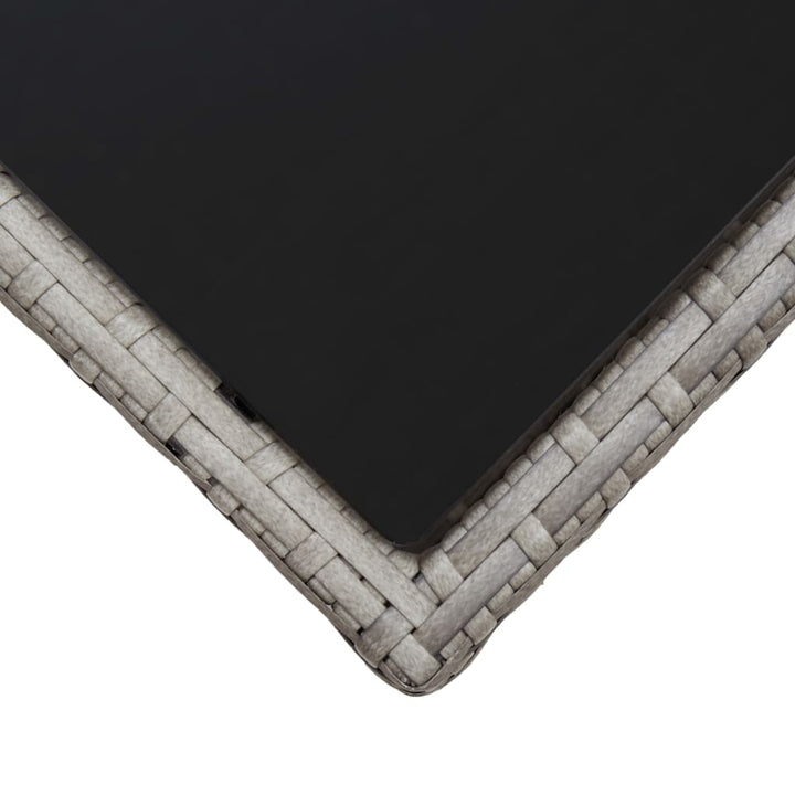 Set Mobilier De Grădină Cu Perne, 3 Piese, Gri, Poliratan
