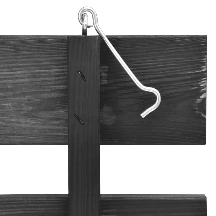 Magazie De Pubele Dublă 140X75X121 Cm, Lemn Masiv De Pin Vopsit
