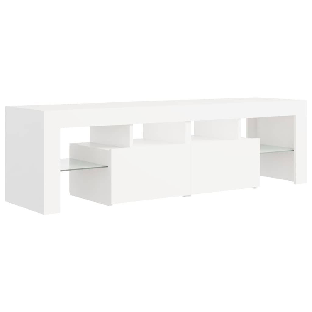 Comodă Tv Cu Lumini Led, , 140X36,5X40 Cm