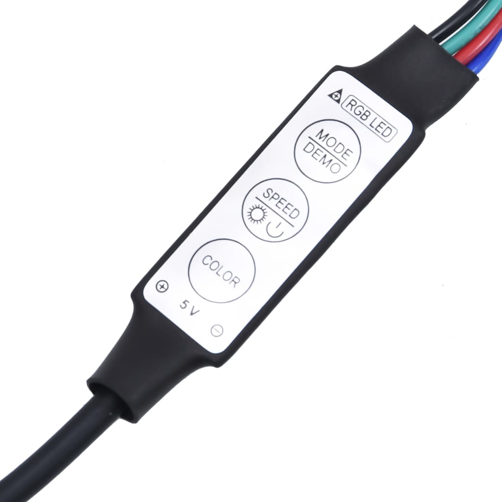 Comodă Tv Cu Lumini Led, , 140X36,5X40 Cm