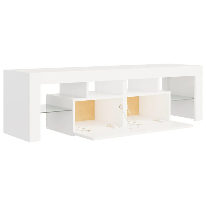 Comodă Tv Cu Lumini Led, , 140X36,5X40 Cm