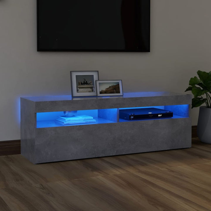 Dulap Tv Cu Led 120X35X40 Cm Lemn Prelucrat