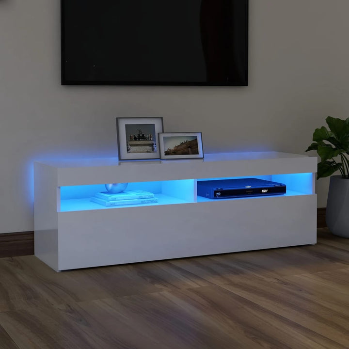 Dulap Tv Cu Led 120X35X40 Cm Lemn Prelucrat