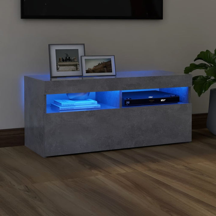 Dulap Tv Cu Led 120X35X40 Cm Lemn Prelucrat