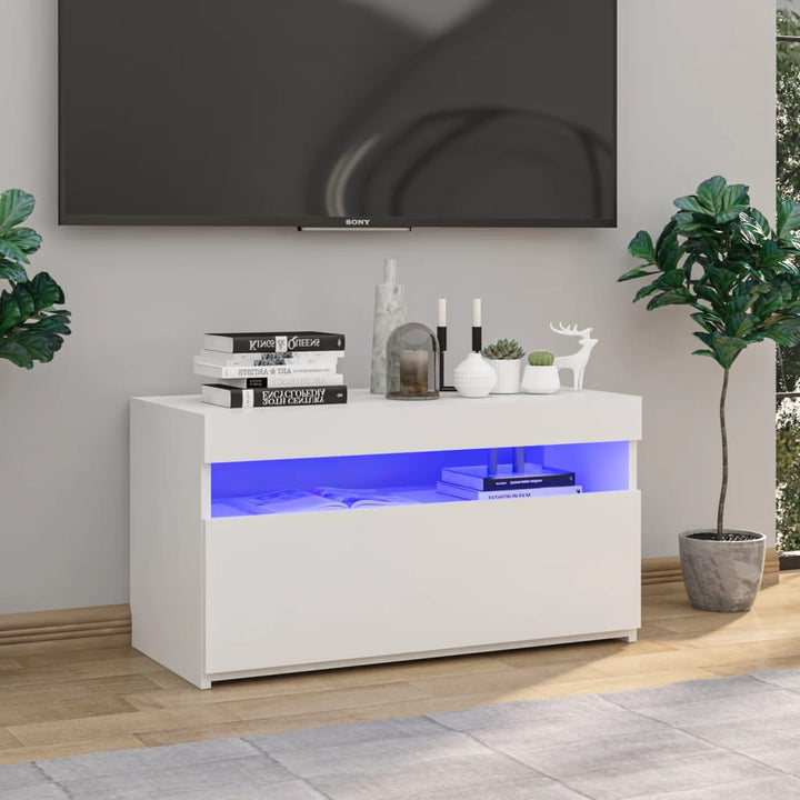 Dulap Tv Cu Led 120X35X40 Cm Lemn Prelucrat