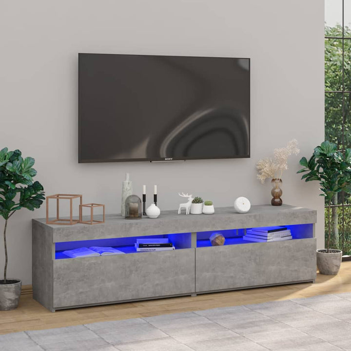 Dulap Tv Cu Led 120X35X40 Cm Lemn Prelucrat