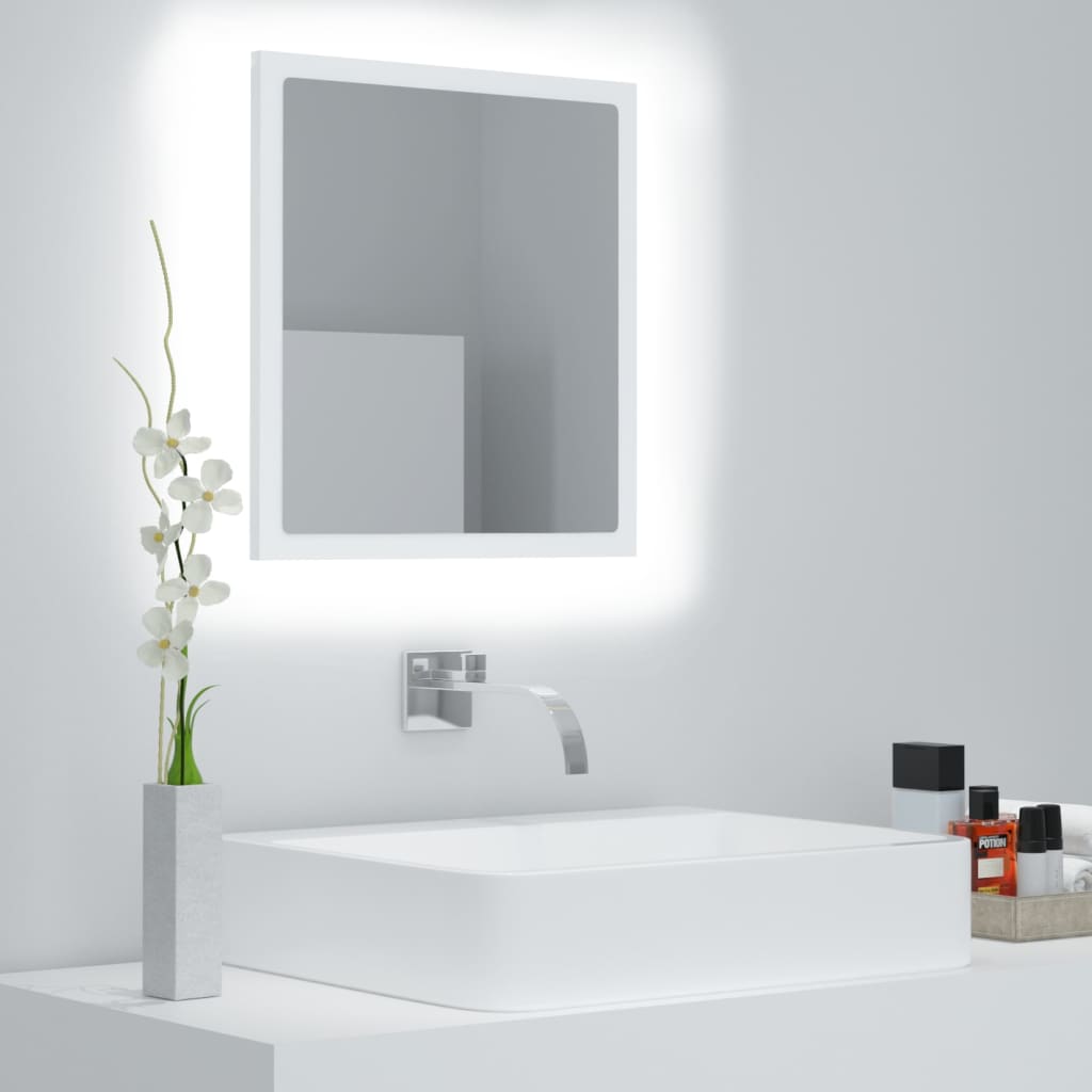 Oglindă De Baie Cu Led, , 40X8,5X37 Cm, Acril