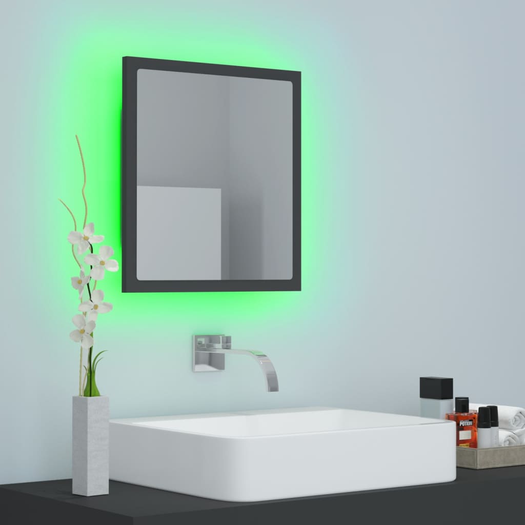 Oglindă De Baie Cu Led, , 40X8,5X37 Cm, Acril