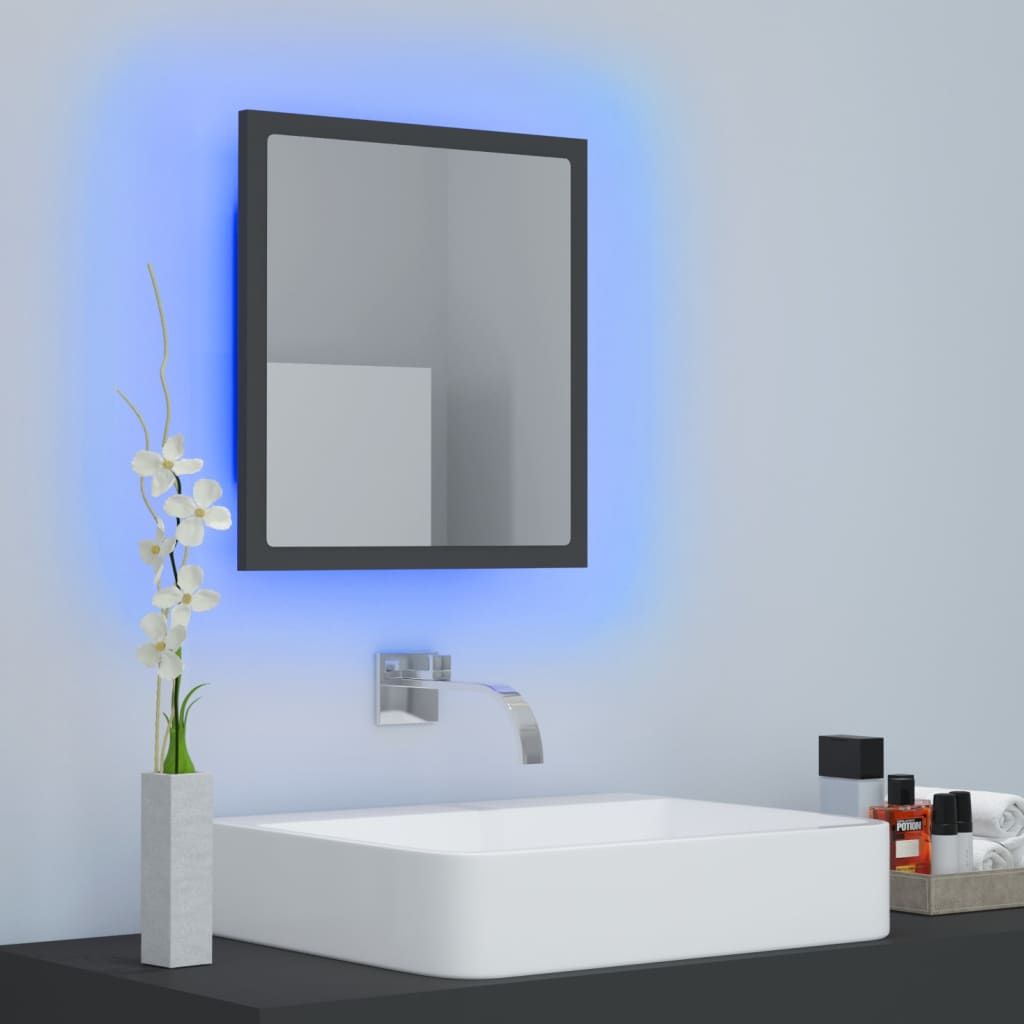 Oglindă De Baie Cu Led, , 40X8,5X37 Cm, Acril