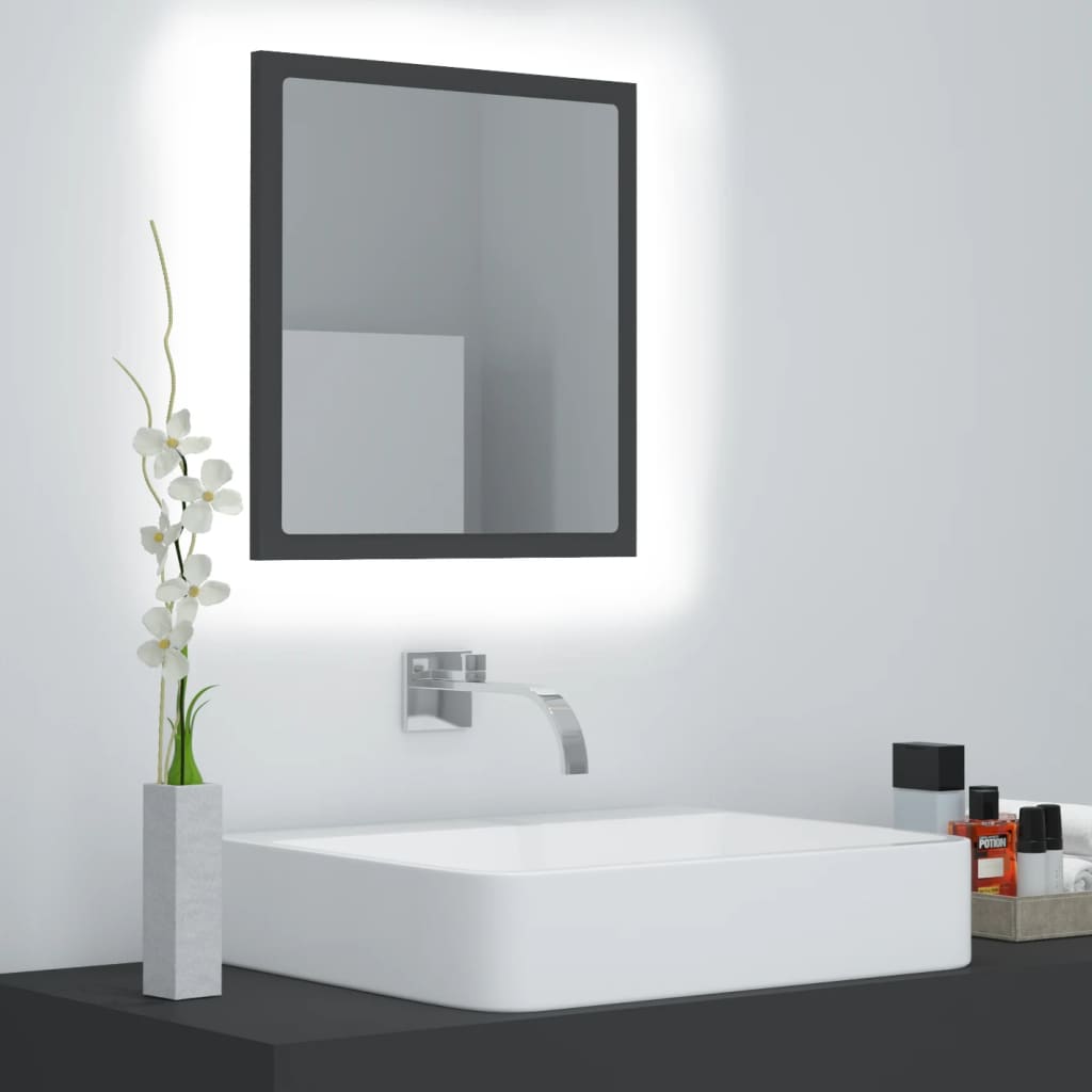 Oglindă De Baie Cu Led, , 40X8,5X37 Cm, Acril